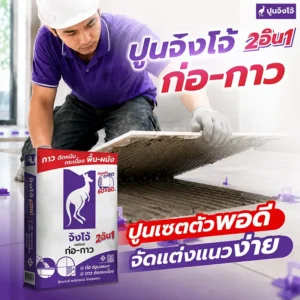 ปูนจิงโจ้ ม่วง