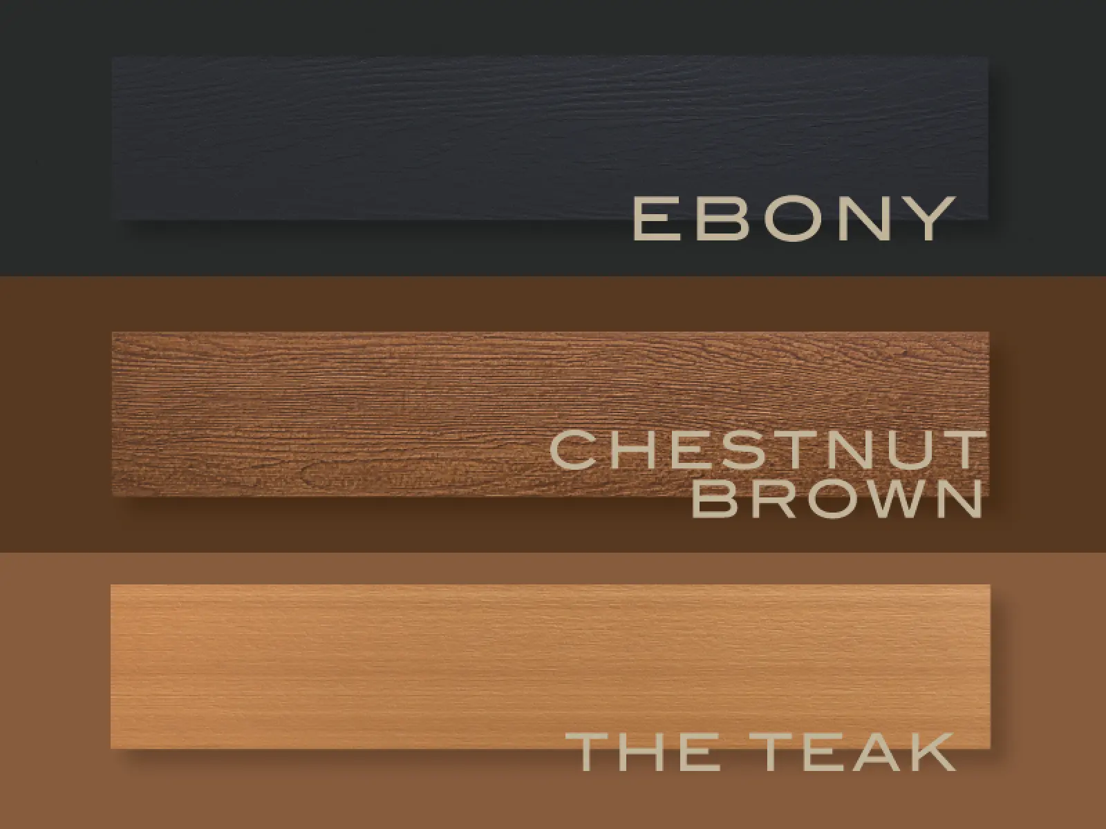 ไม้พื้น SHERA MAESTRO 3 สี EBONY, CHESTNUT BROWN และ THE TEAK