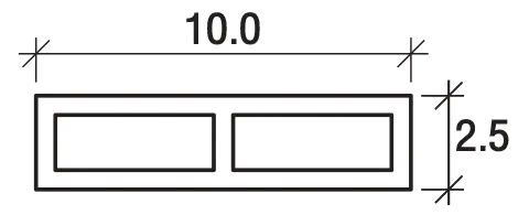 ขนาดหน้าตัดระแนง 4 นิ้ว 10.0 x 2.5 ซม.